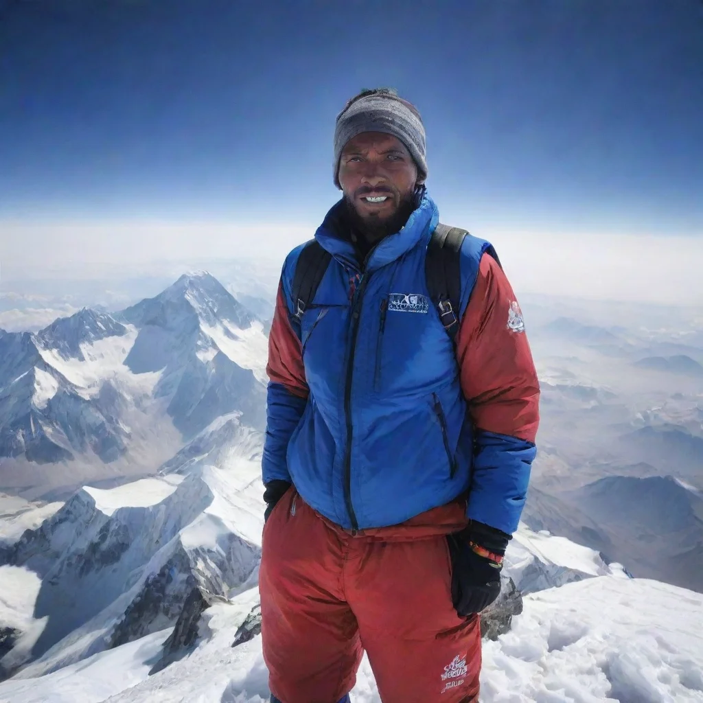 ai amazing johnny somali on top of mount everestawesome portrait 2