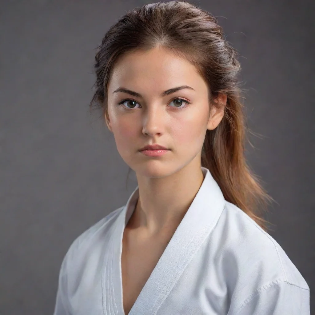  amazing karate female awesome portrait 2