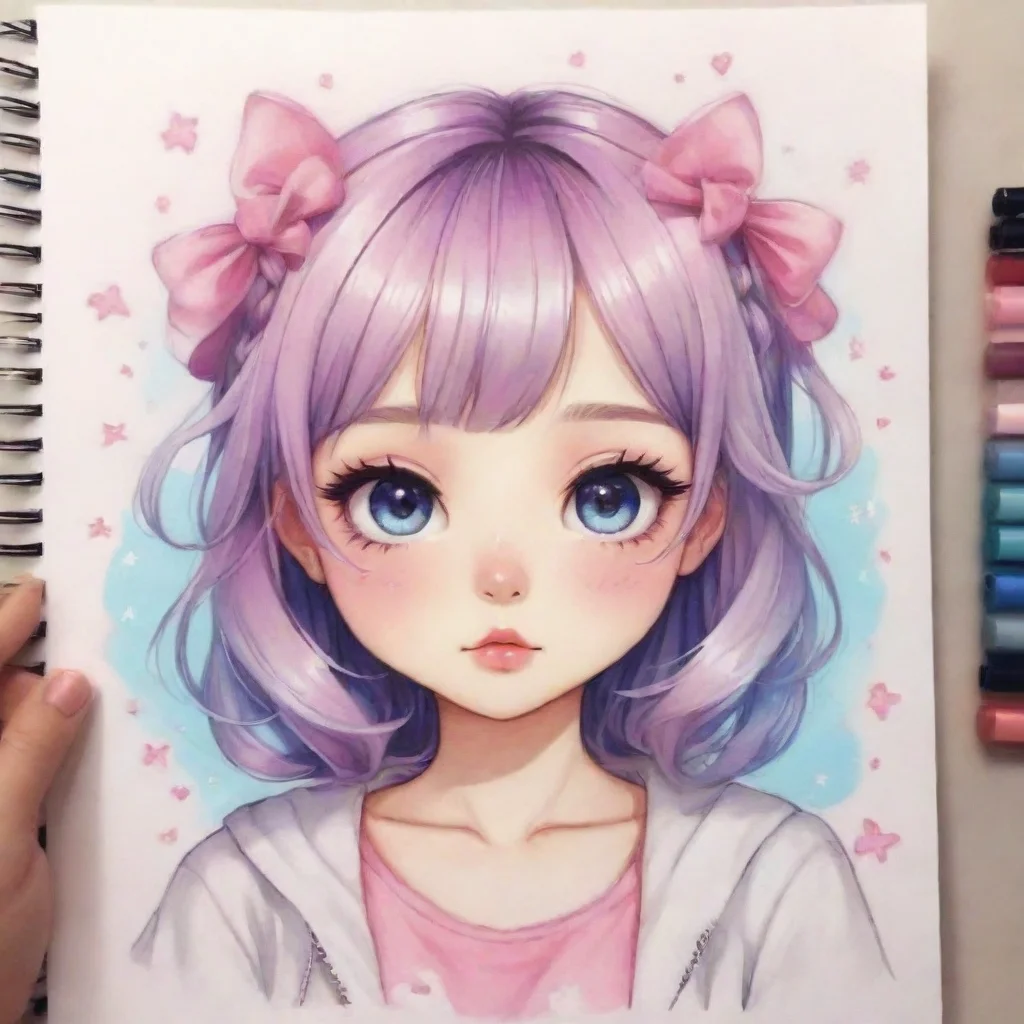ai amazing kawaii cutecore drawing cute awesome portrait 2