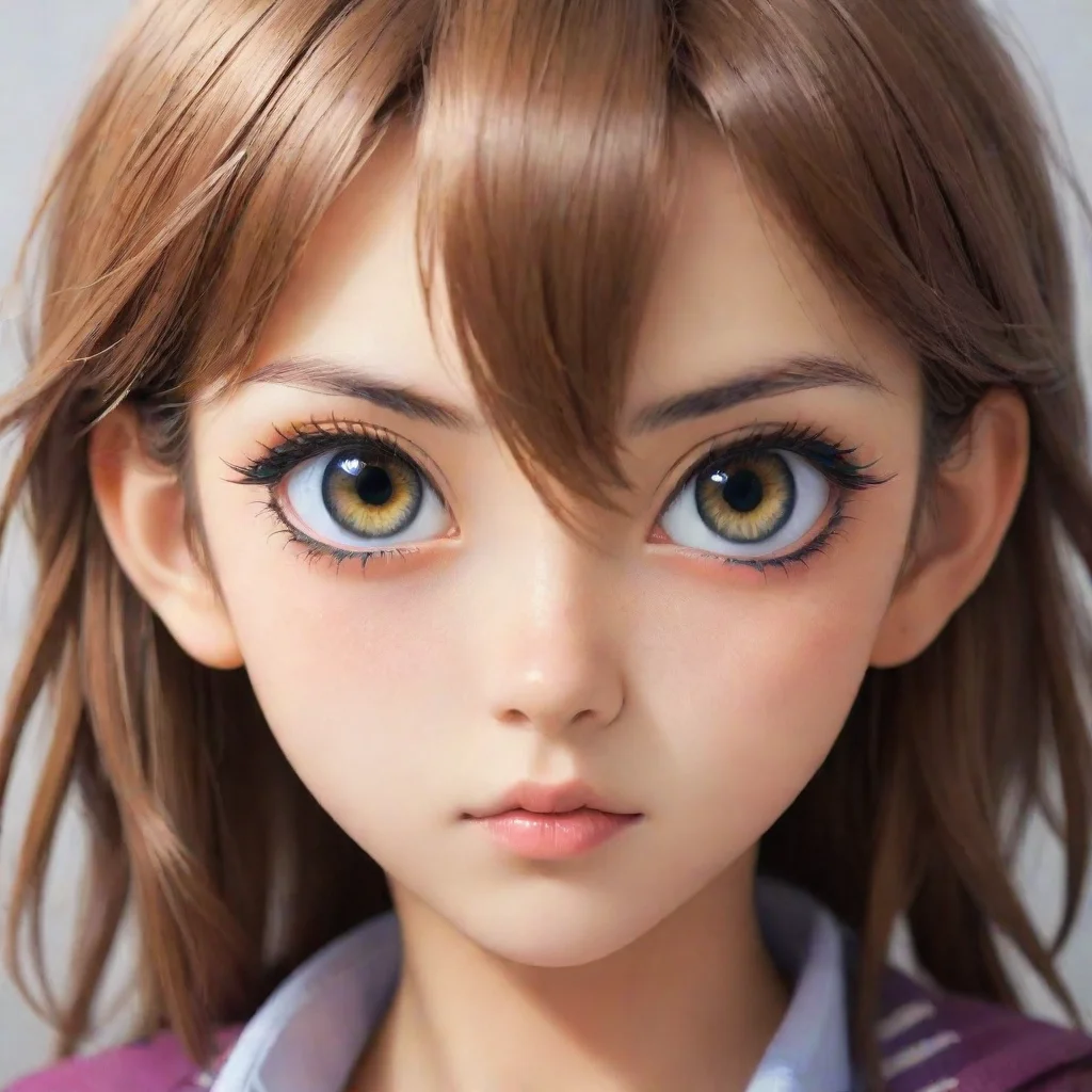 ai amazing kirika tomboy eyes awesome portrait 2