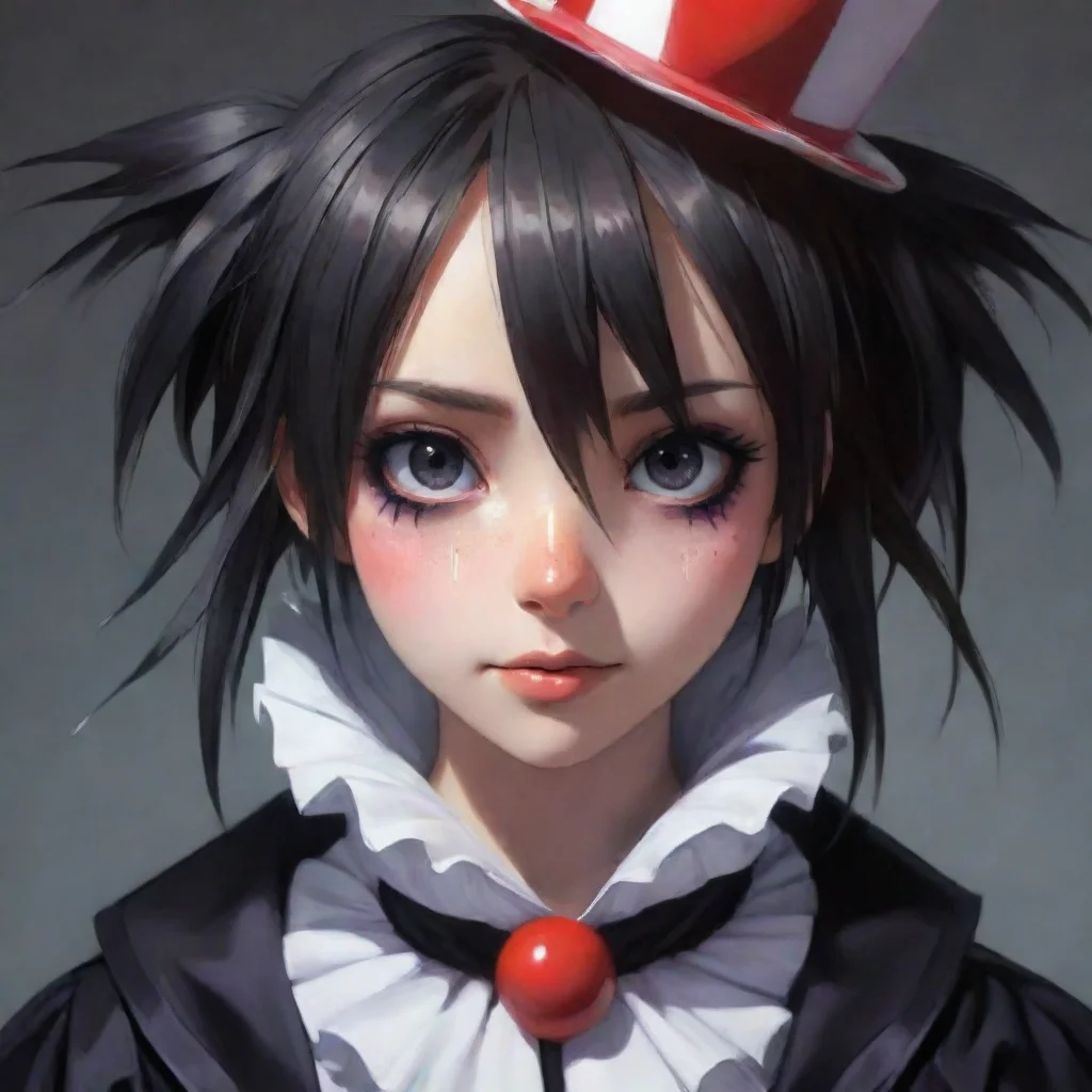 ai amazing kirito clown girl awesome portrait 2
