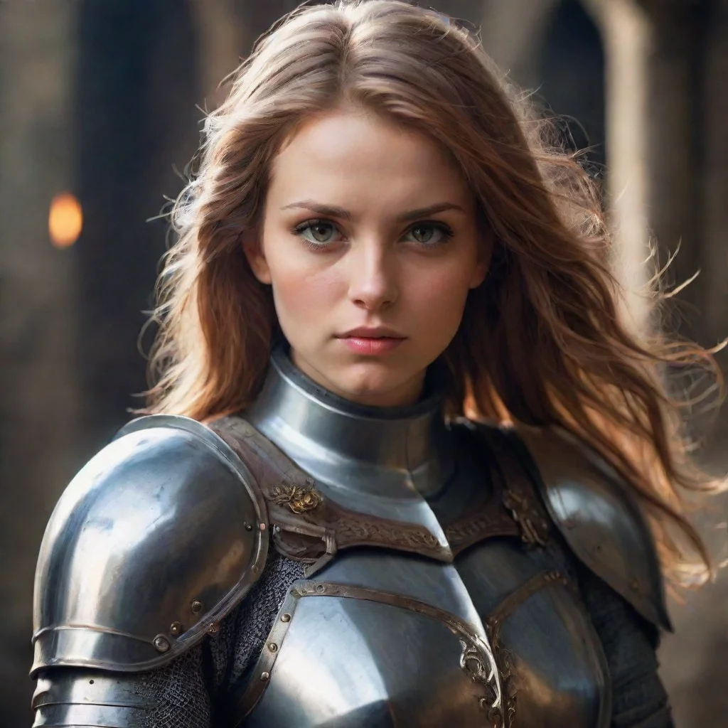 ai amazing knight female awesome portrait 2