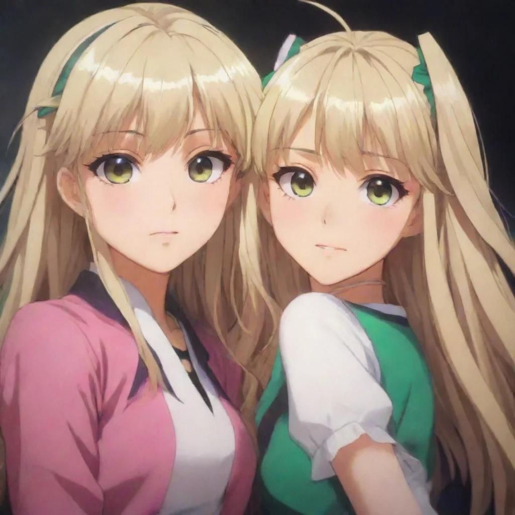 ai amazing komoe and kirika awesome portrait 2