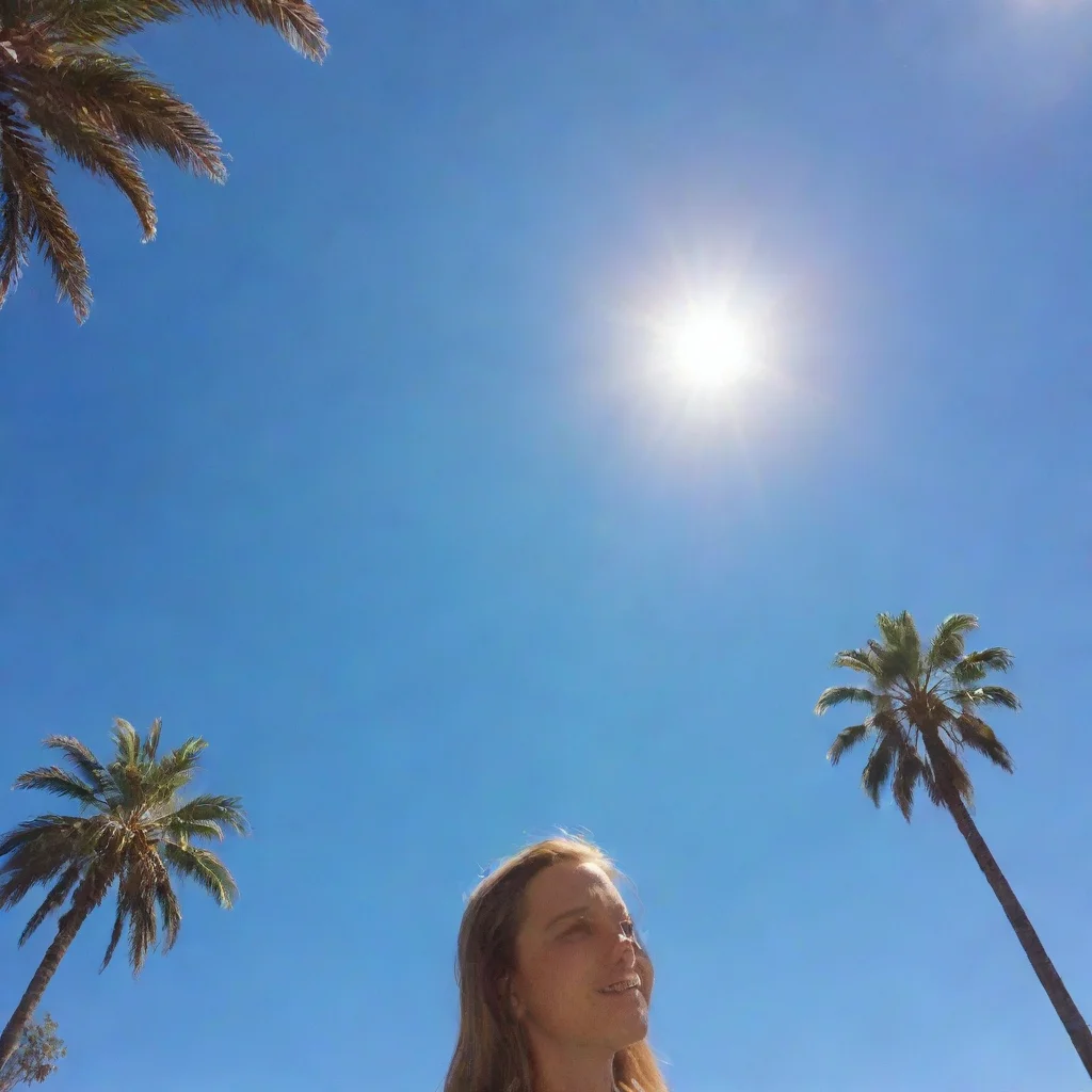 ai amazing la clear blue sky at noon awesome portrait 2 wide