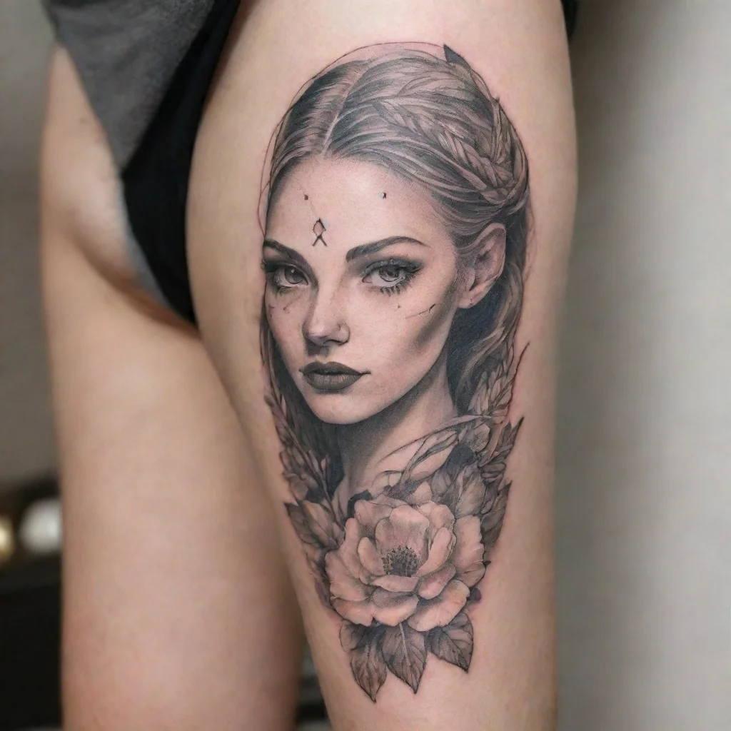 ai amazing latvian fine line tattoo awesome portrait 2