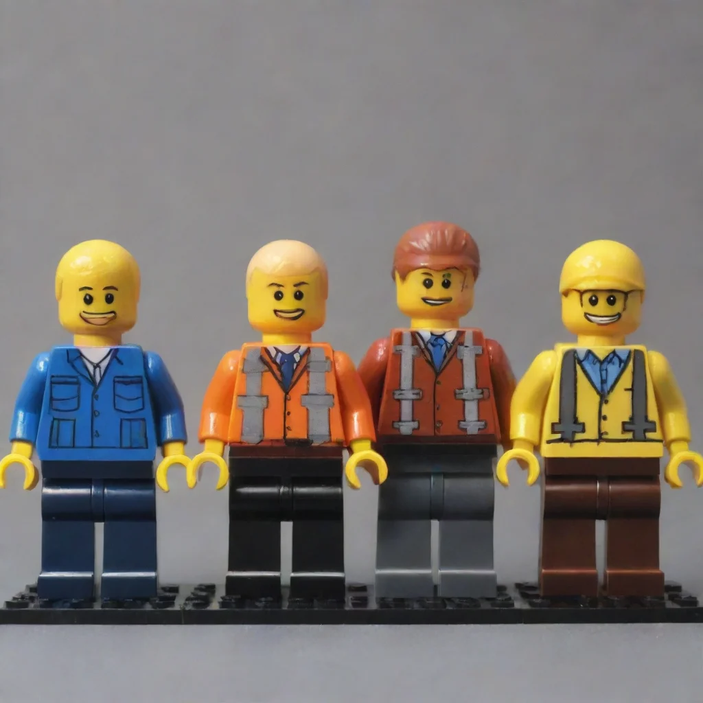 ai amazing lego 5 engineers runawesome portrait 2