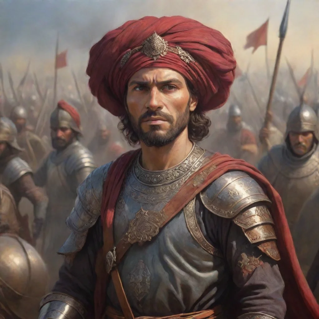 ai amazing lenoraakbar leading his troops into battle awesome portrait 2