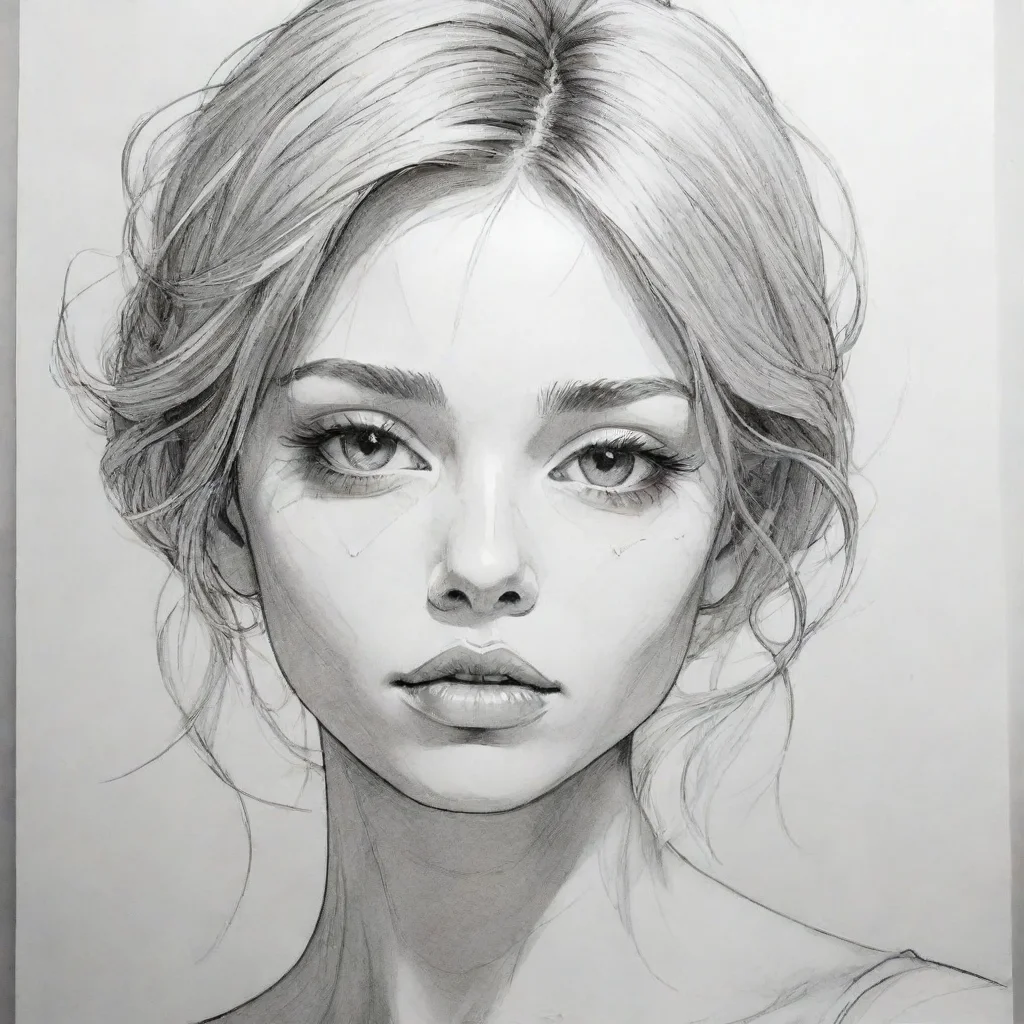  amazing line art awesome portrait 2