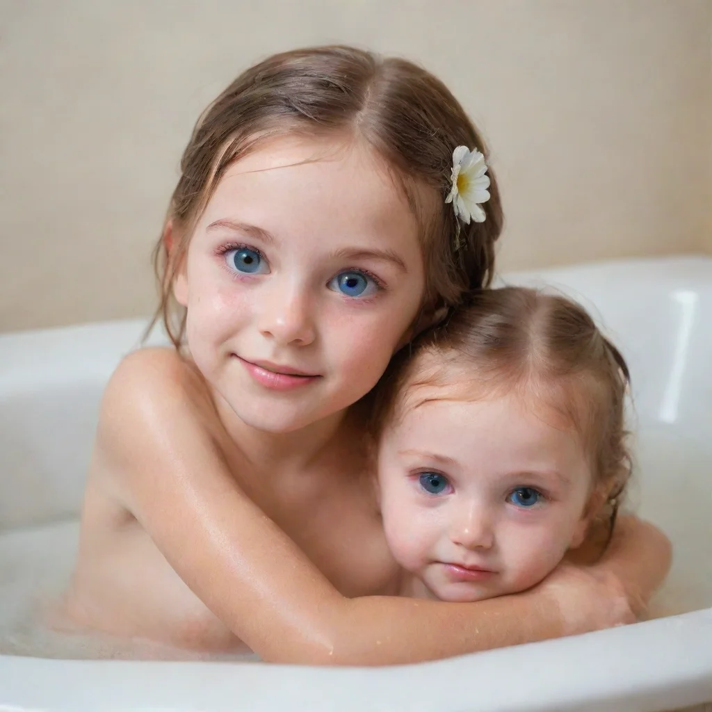 amazing little girls taking bath awesome portrait 2
