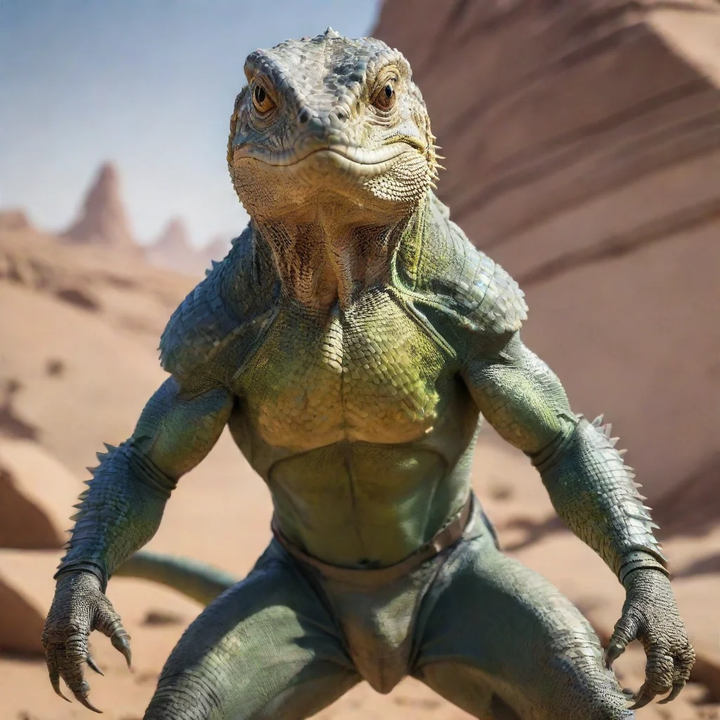 ai amazing lizard warrior selfiestrong stancehands in pockets calm armoredgood looking trending fantastic 1