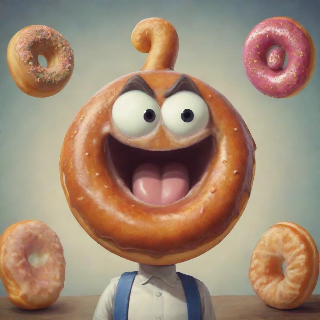 ai amazing long john donut cuphead style awesome portrait 2