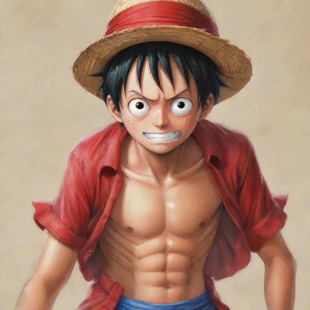 ai amazing luffy awesome portrait 2