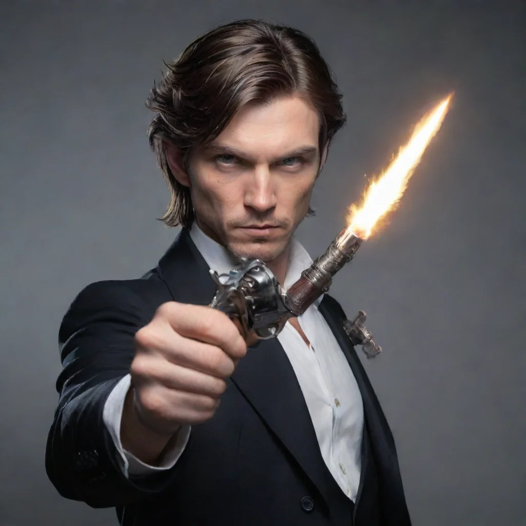 ai amazing magic wand revolver weapon awesome portrait 2