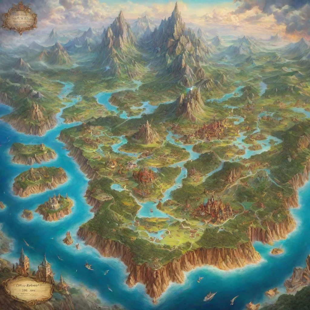 ai amazing map of fantasy world awesome portrait 2