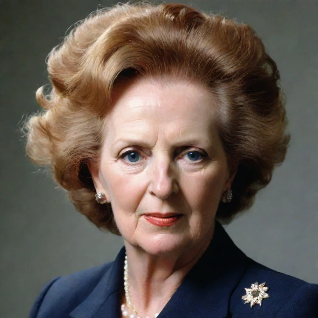 ai amazing margaret thatcher awesome portrait 2