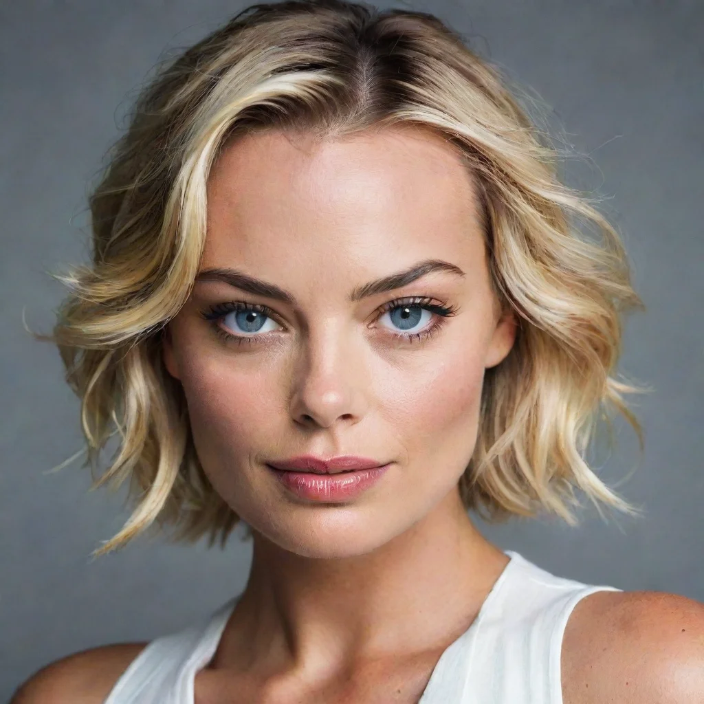 ai amazing margot robbie awesome portrait 2