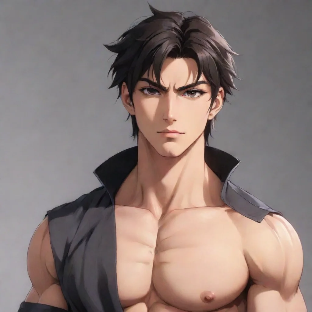 ai amazing masculine anime handsome awesome portrait 2