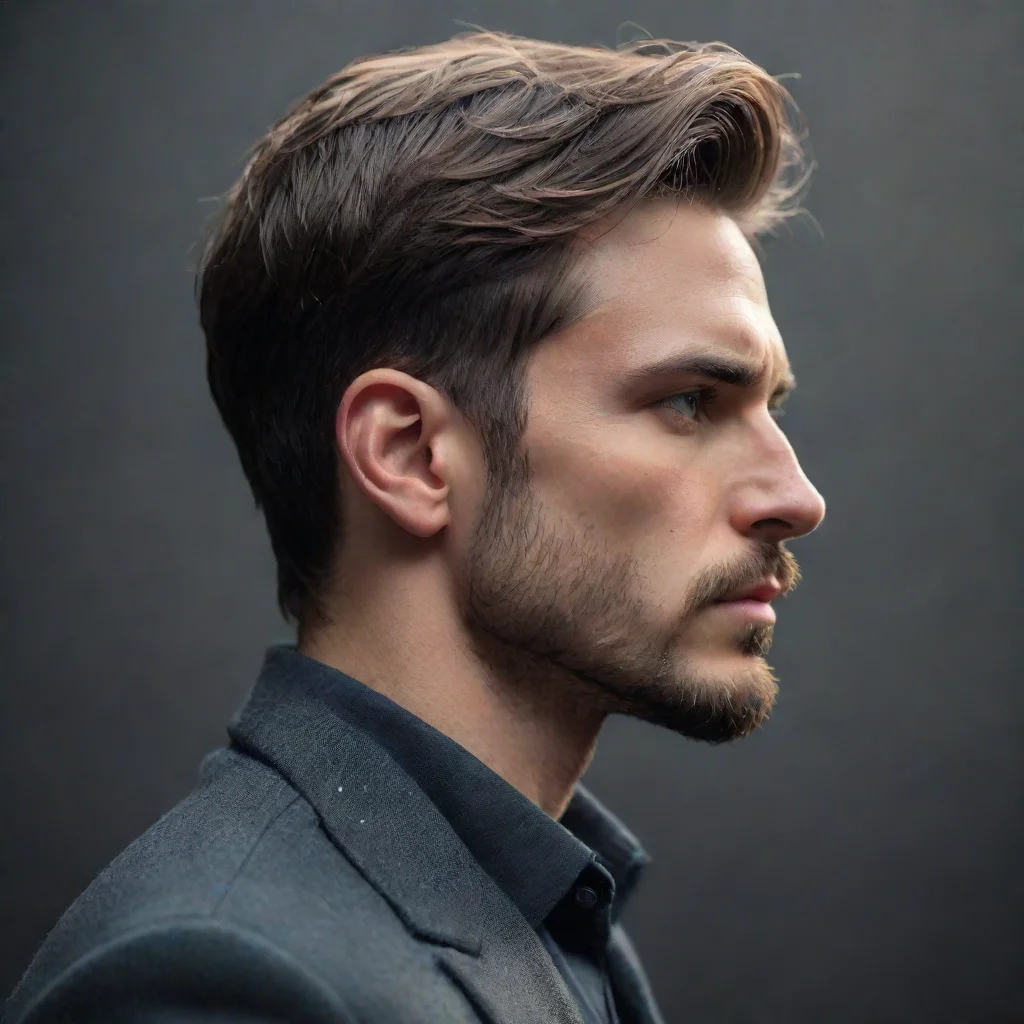 ai amazing masculinecinematichalf portraitside view pose awesome portrait 2