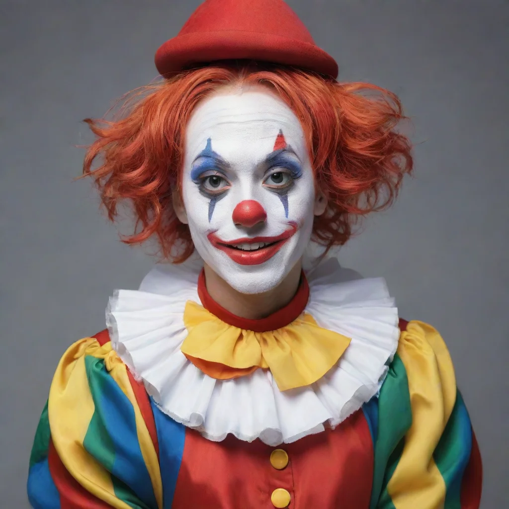 amazing mayl sakurai dressed like a clown awesome portrait 2