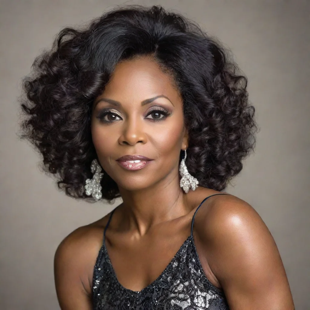 ai amazing middle aged glamorous black woman awesome portrait 2
