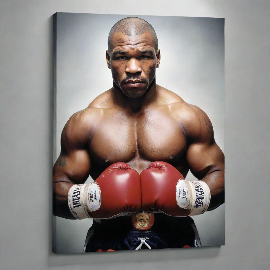 ai amazing mike tyson boxinga bear awesome portrait 2 wide