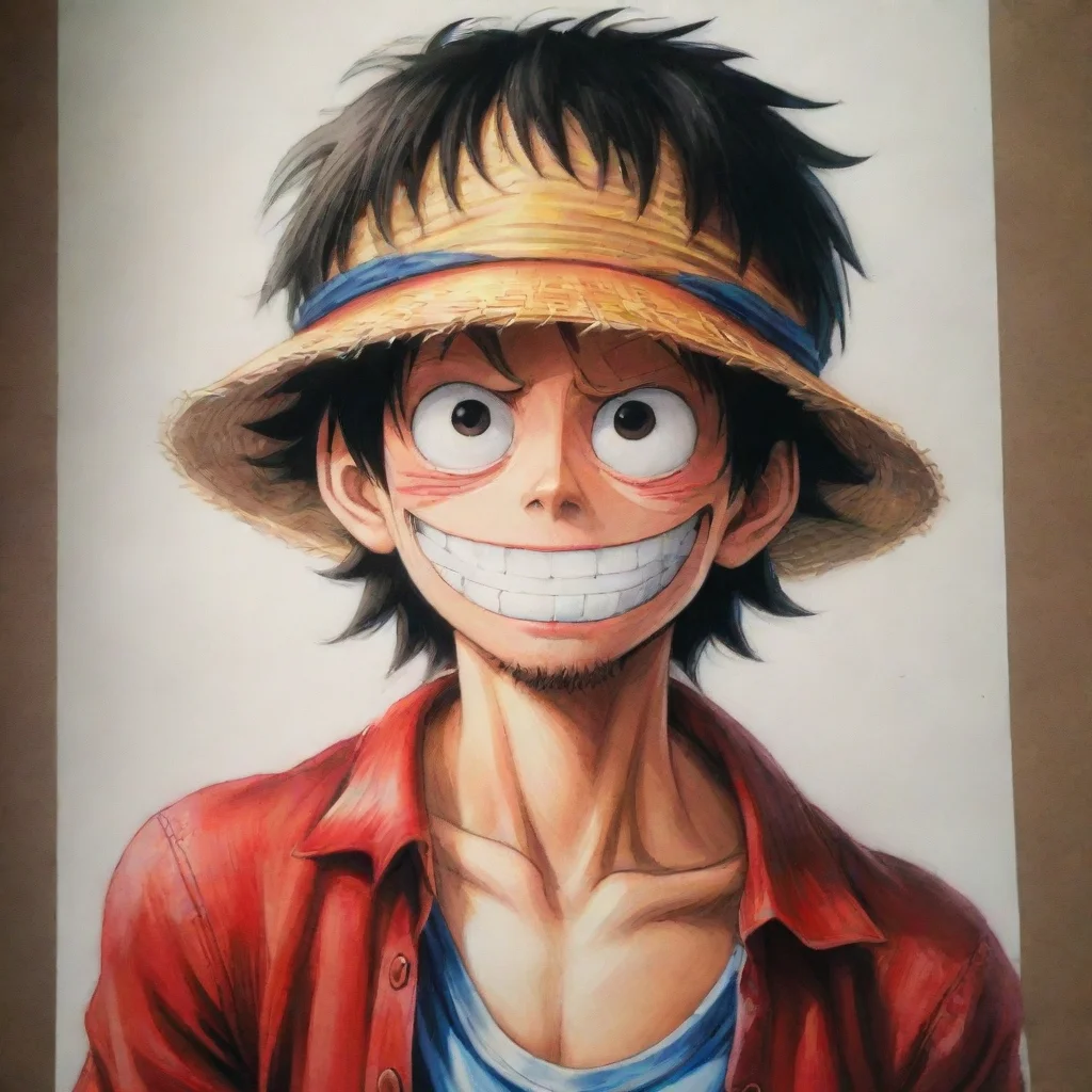 ai amazing monkey d luffy awesome portrait 2
