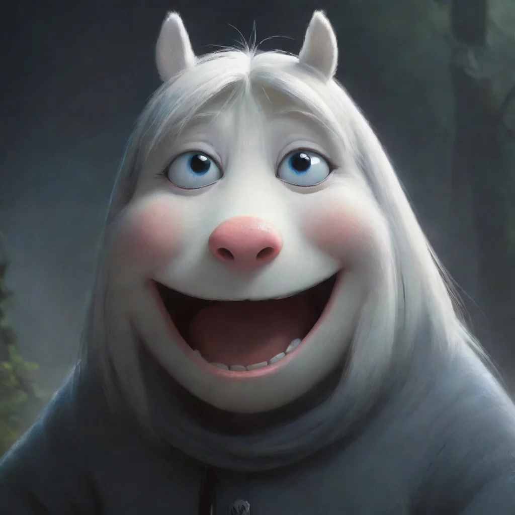 ai amazing moomin groke confident engaging wow artstation art 3 awesome portrait 2