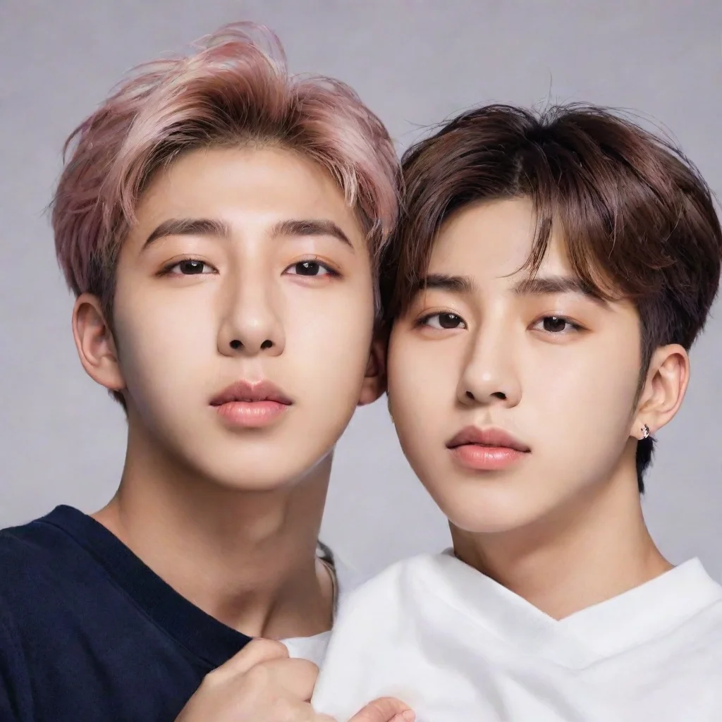 ai amazing namjoon and seokjin cuddling awesome portrait 2