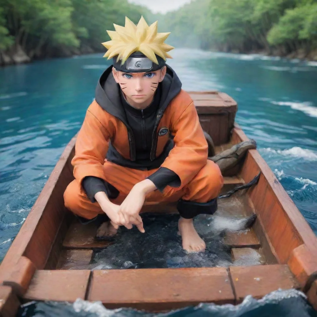 ai amazing naruto in a boatawesome portrait 2