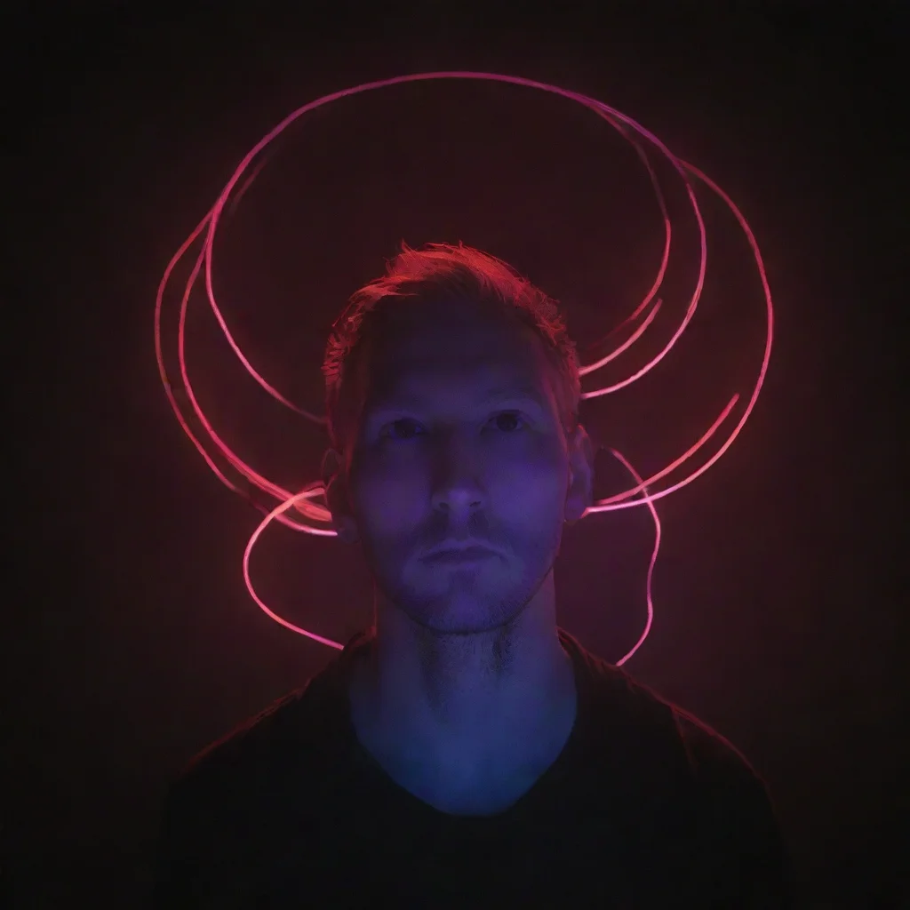 ai amazing neon sign sayingequilibriumawesome portrait 2 tall