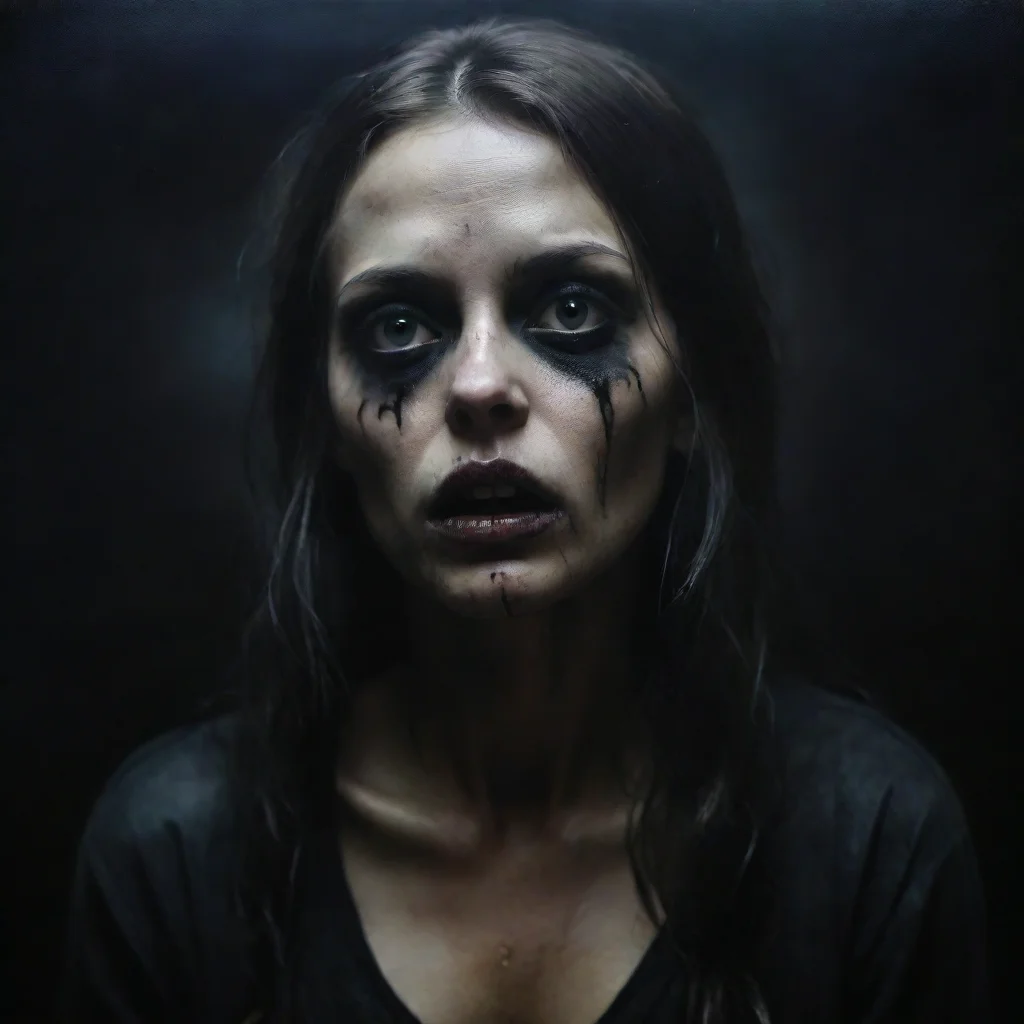 ai amazing oil junkie dark spooky atmosphere awesome portrait 2