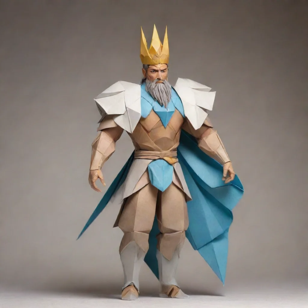 ai amazing origami origami king fantasy awesome portrait 2