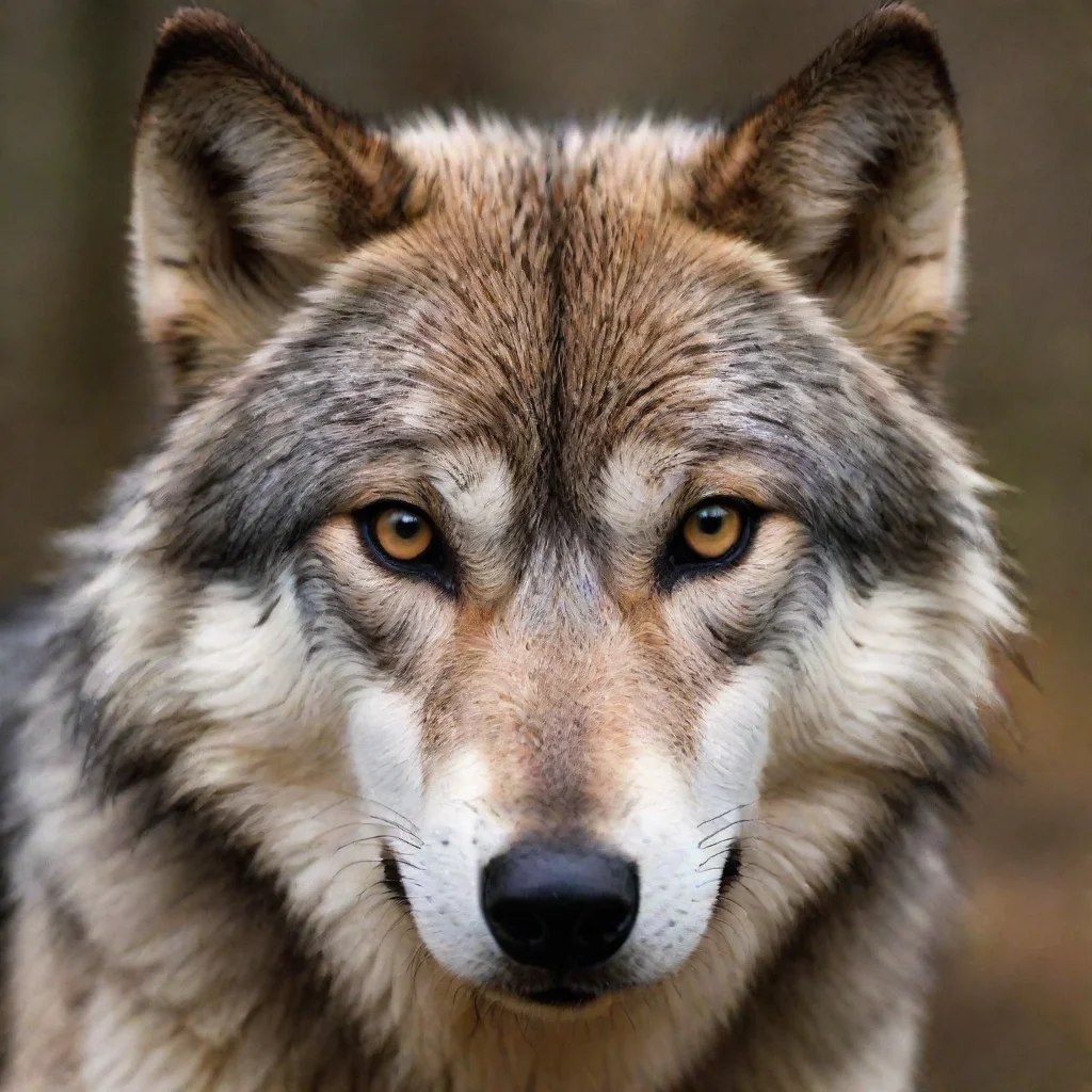 ai amazing picture of a wolf awesome portrait 2