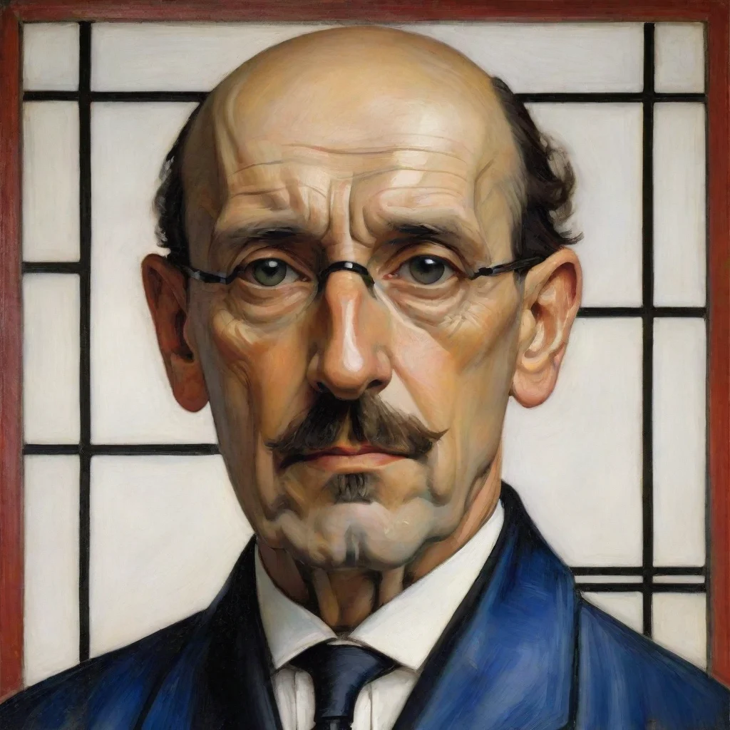 ai amazing piet mondrian awesome portrait 2 tall