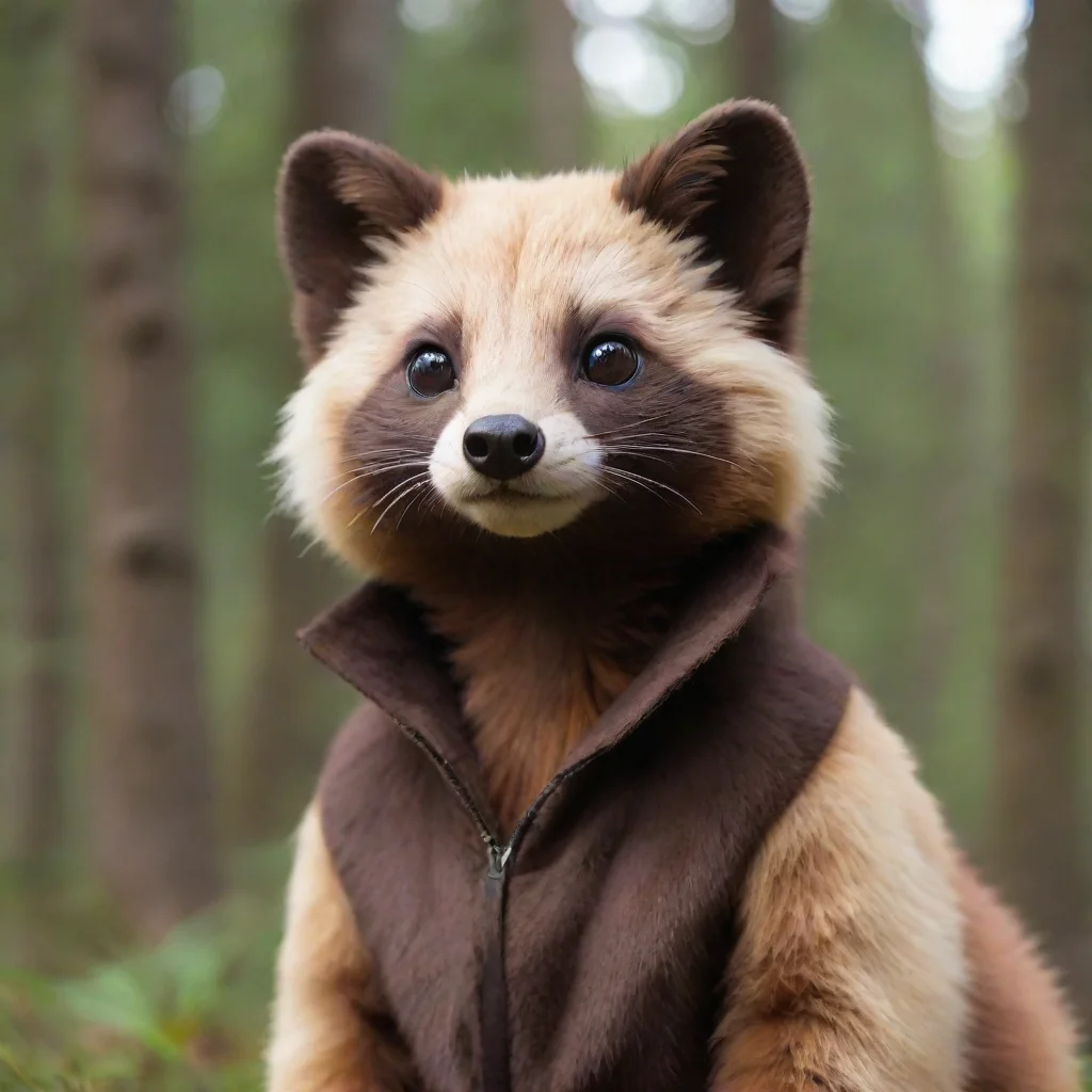 ai amazing pine marten fursuit awesome portrait 2