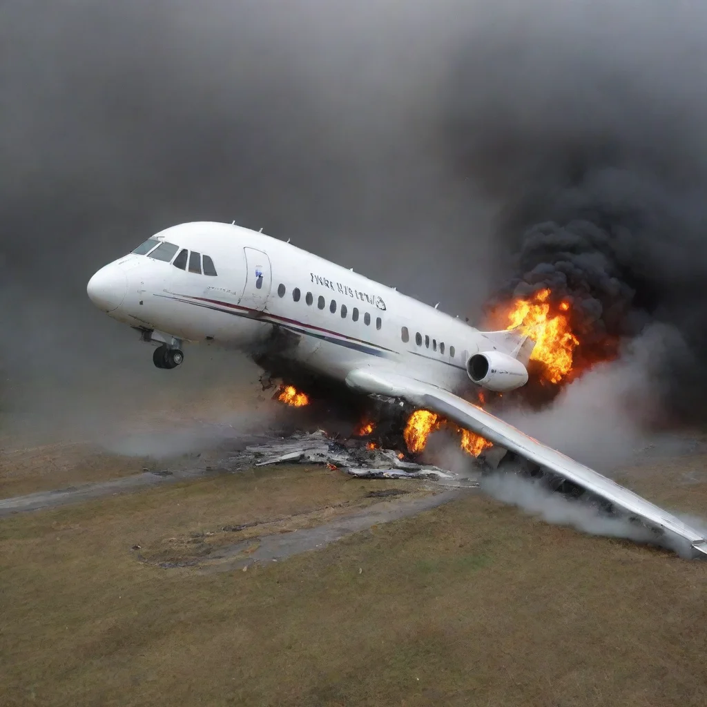 ai amazing plane crash awesome portrait 2