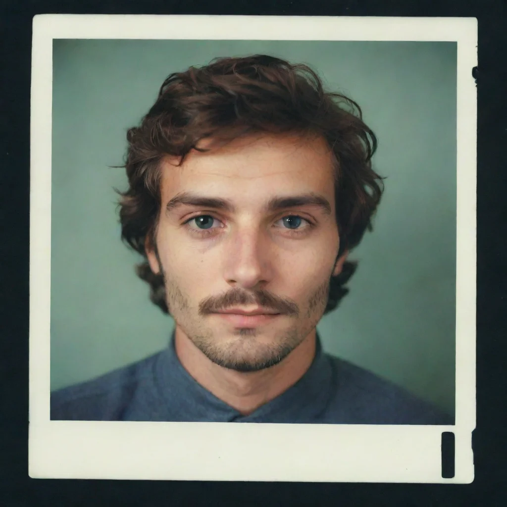 ai amazing polaroid style man awesome portrait 2