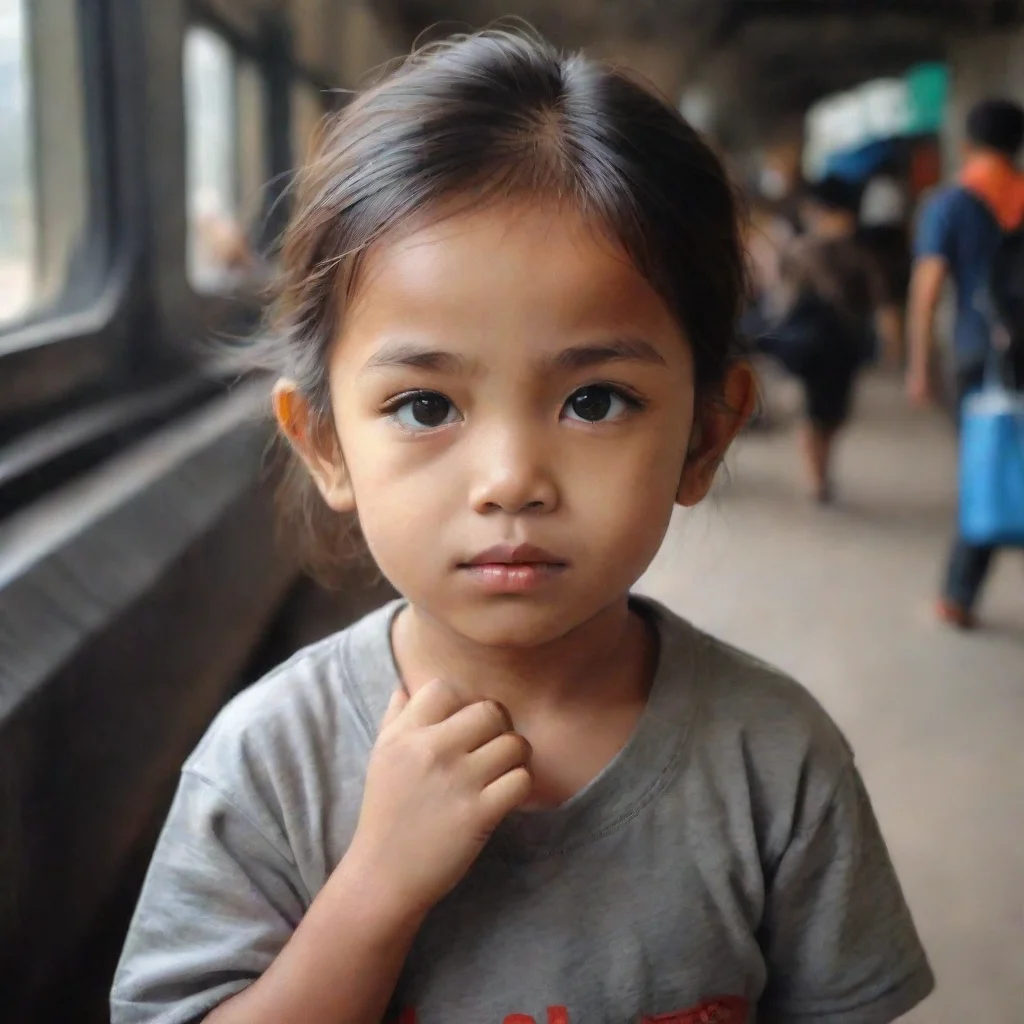 ai amazing potret realistik anak yang melengkung dan berdada dengan percaya diri menarik seni stasiun seni awesome portrait