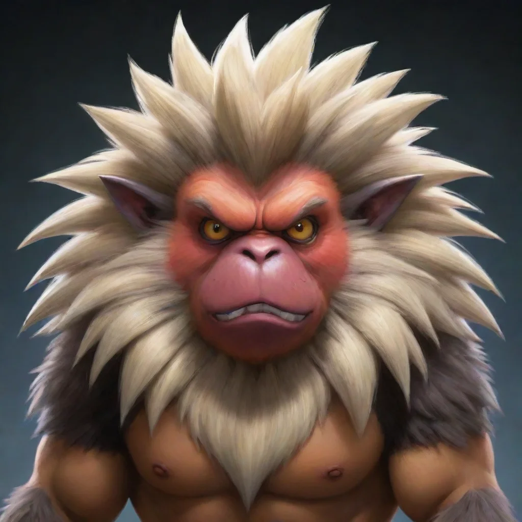ai amazing primeape pokemon awesome portrait 2