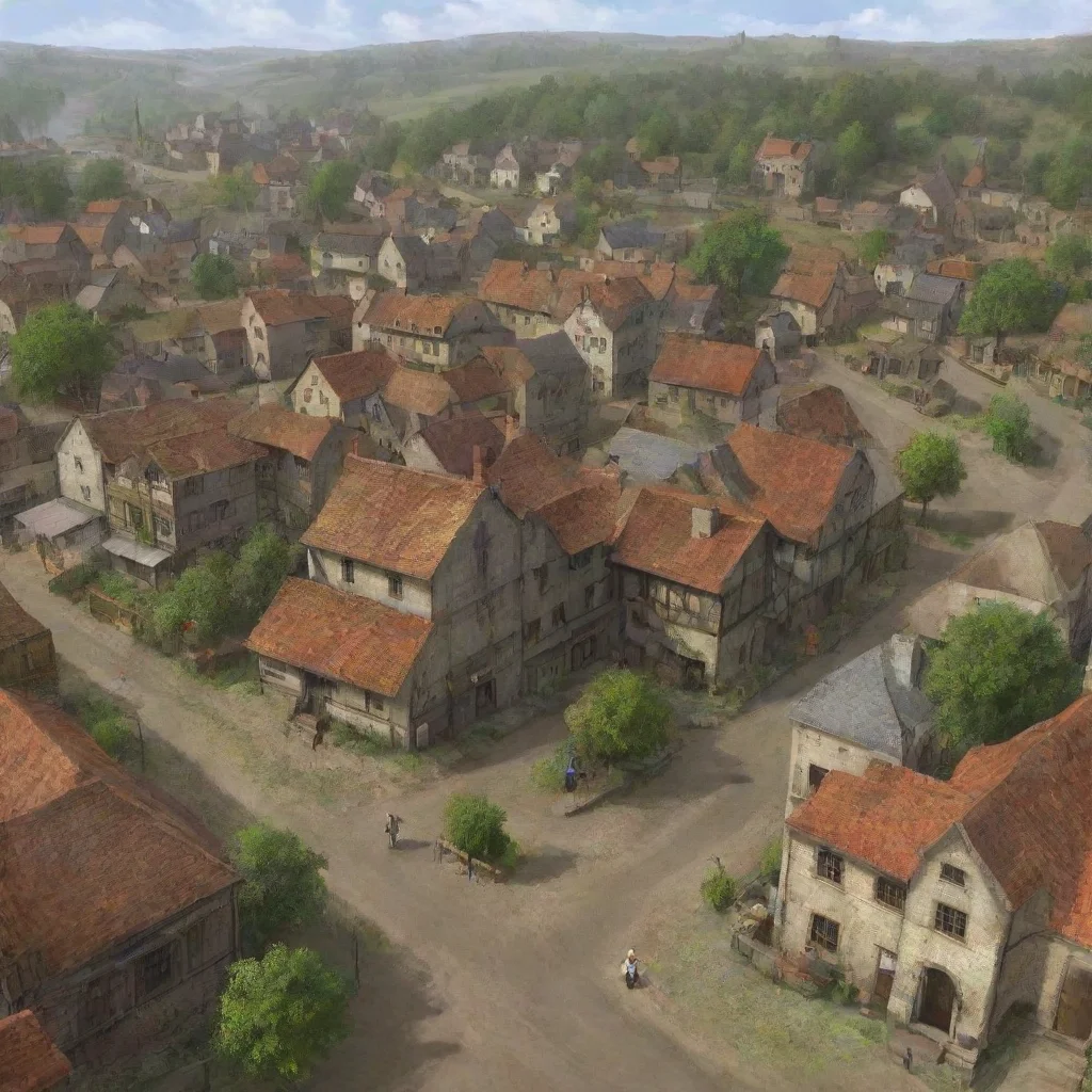 ai amazing ps1 landscape of a little town awesome portrait 2