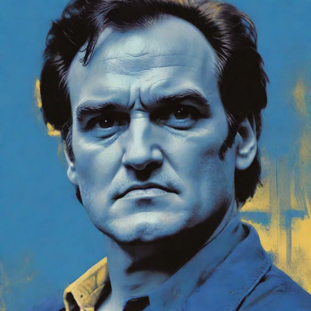  amazing quentin tarantino blue awesome portrait 2