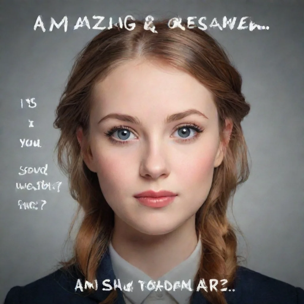 ai amazing question and answer cover awesome portrait 2