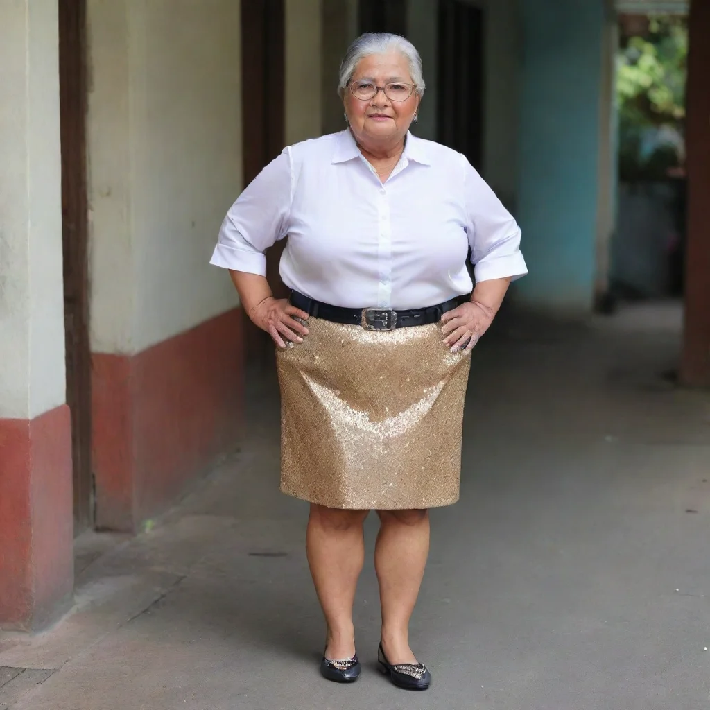 ai amazing randomize very obese any malay old woman teacher 80 years old ages any preview wearing any shoesany skinsparklyf