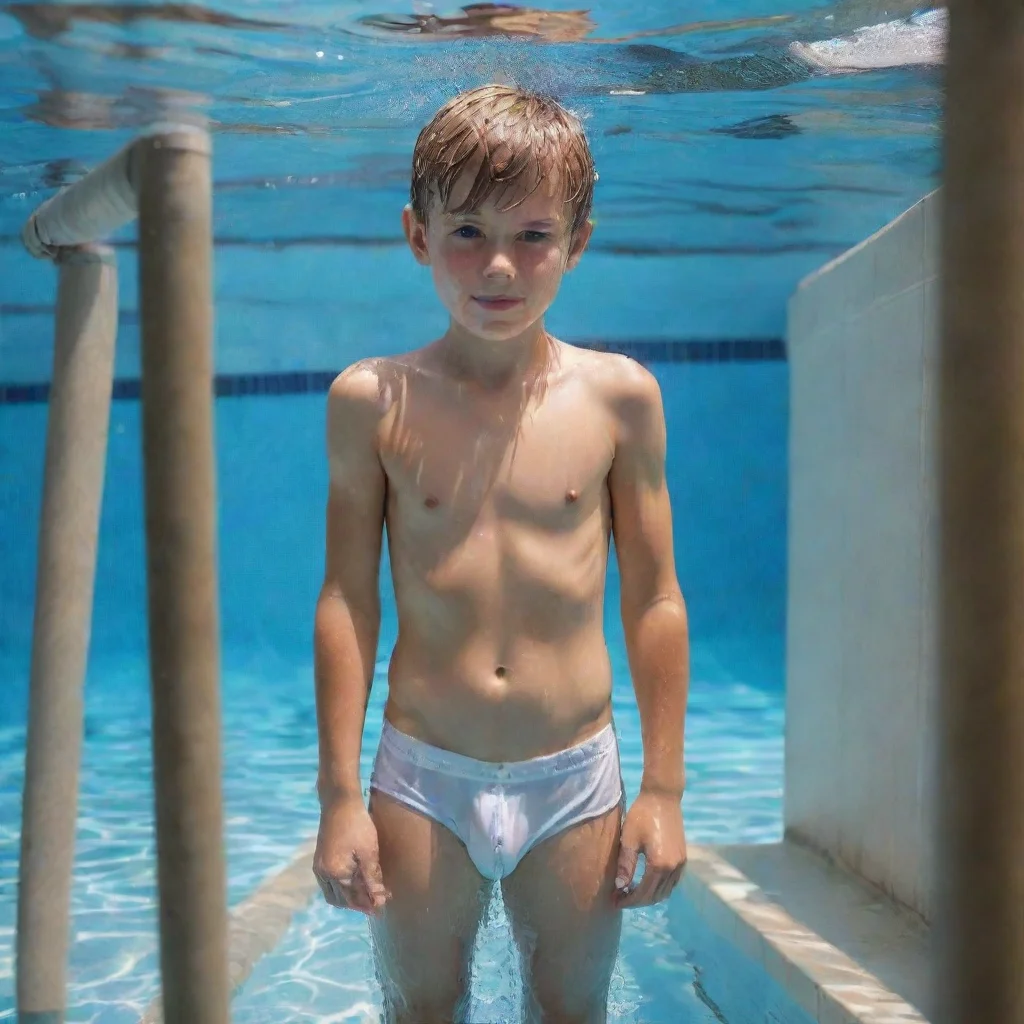  amazing realisticschool boywear wet underpantsinpool awesome portrait 2