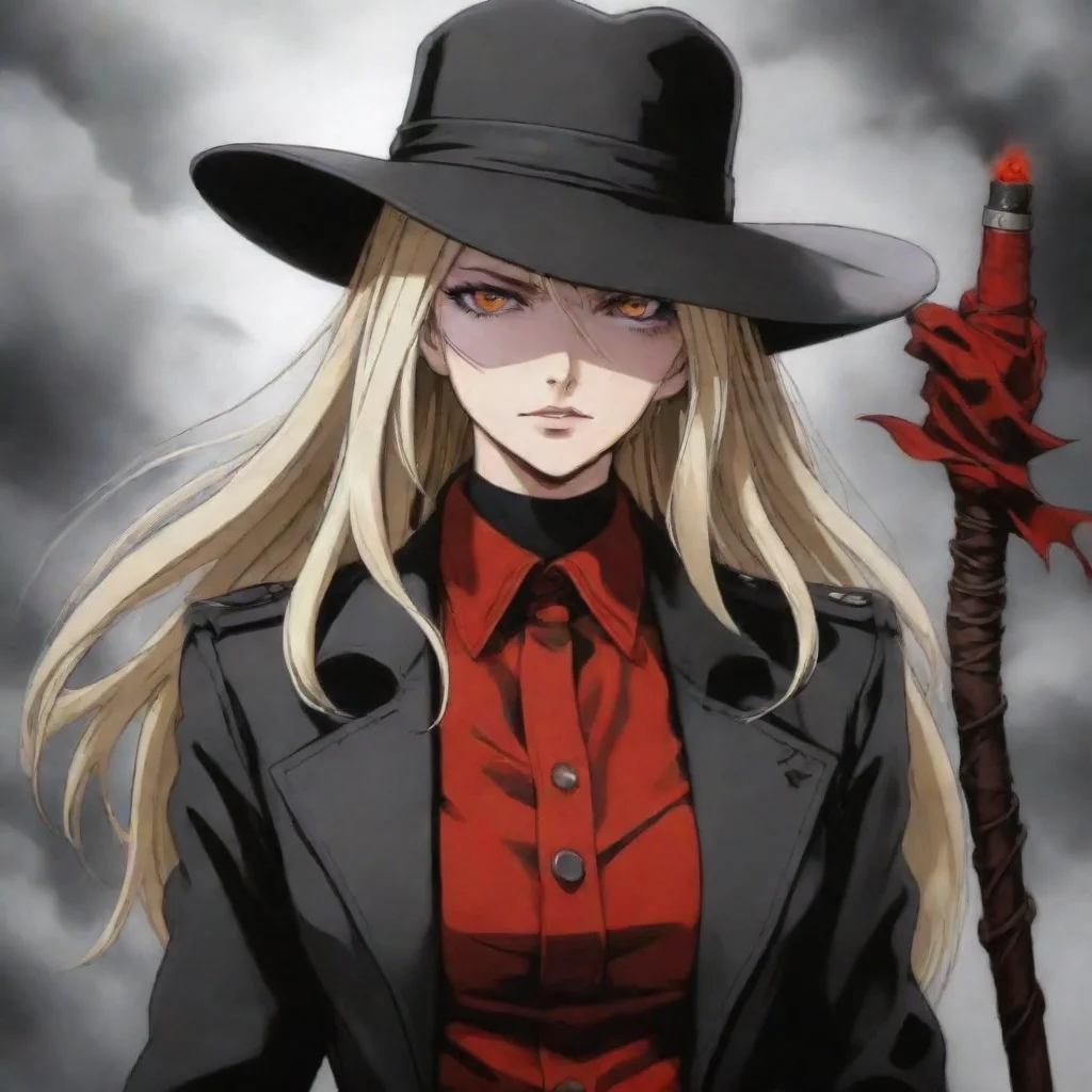 ai amazing rip vanwinkle hellsing anime style female awesome portrait 2