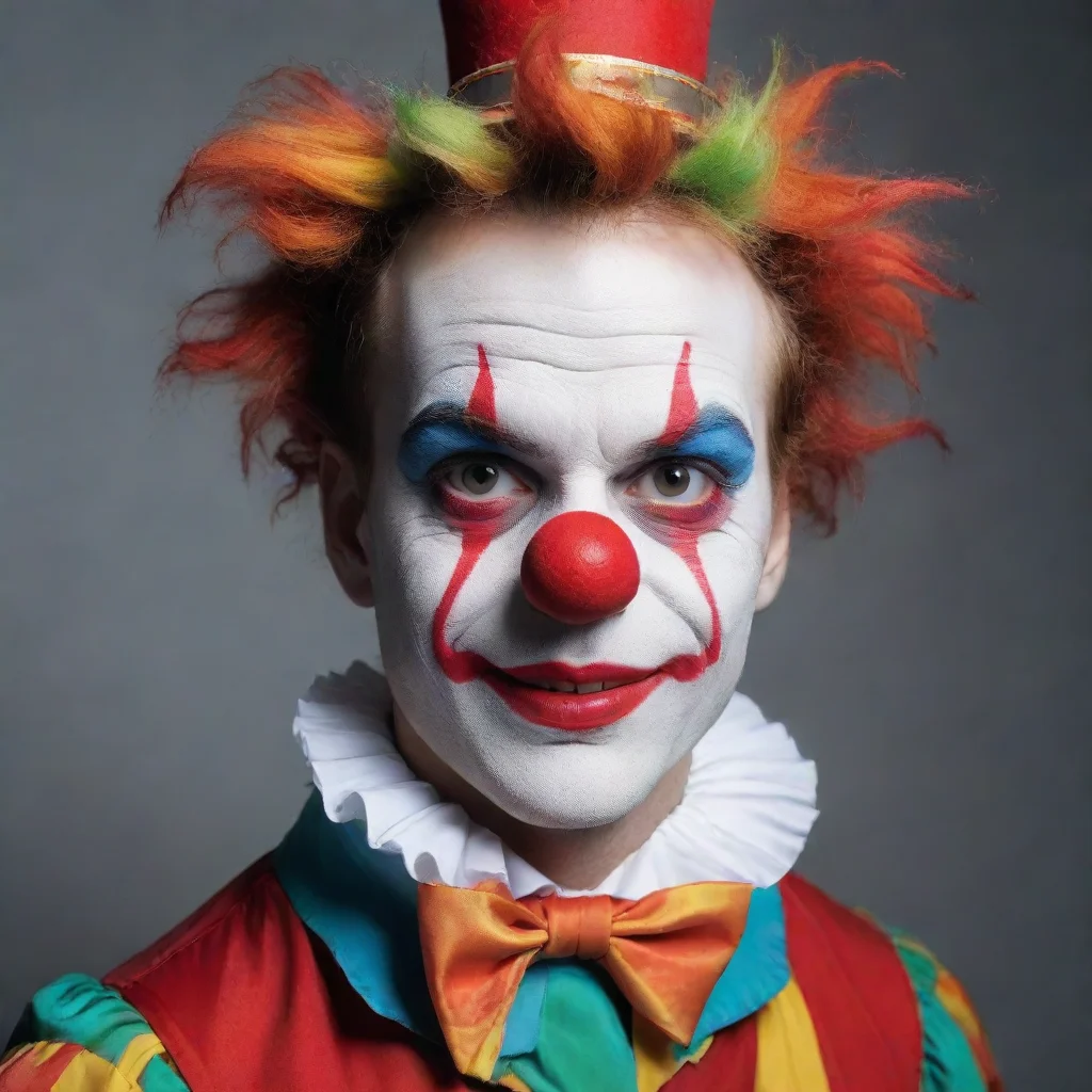 ai amazing roll exe dressed like a clown awesome portrait 2