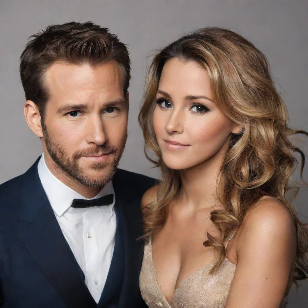 ai amazing ryan reynolds with an italian girl awesome portrait 2