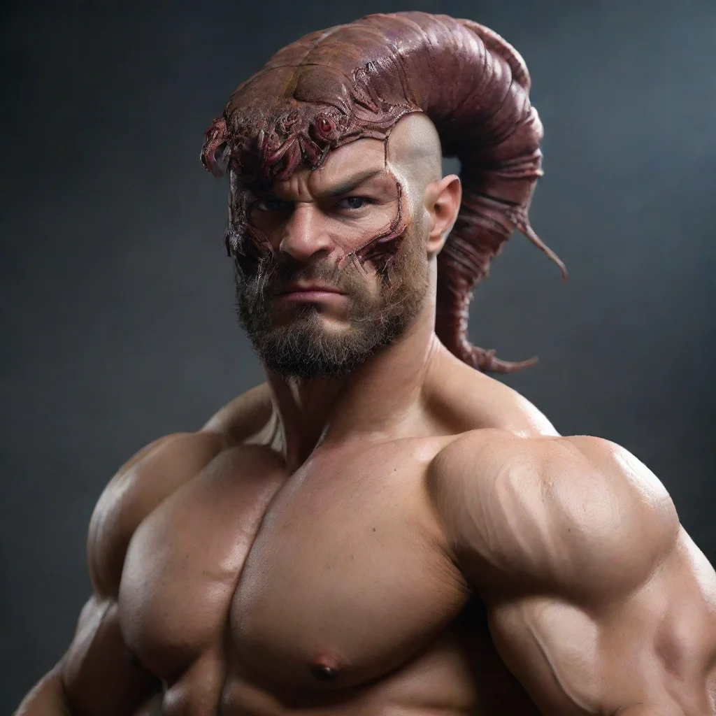  amazing scorpionman muscular fighter awesome portrait 2