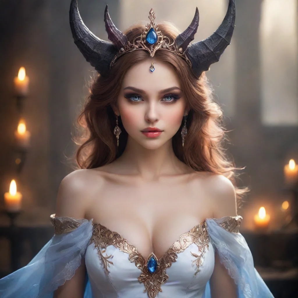 amazing seductive feminine beauty grace feminine mage stunning sweet princess demon fantasy majestic awesome portrait 2