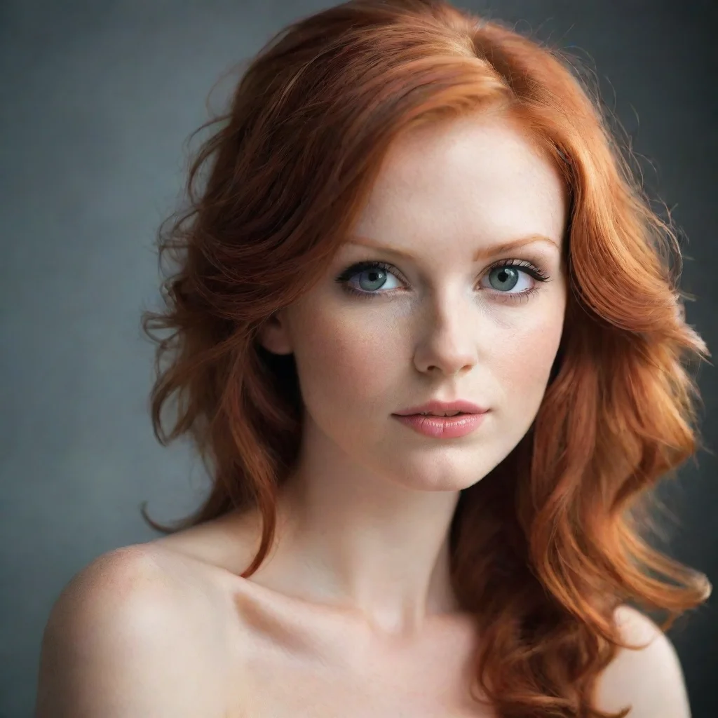  amazing seductive redhead woman awesome portrait 2